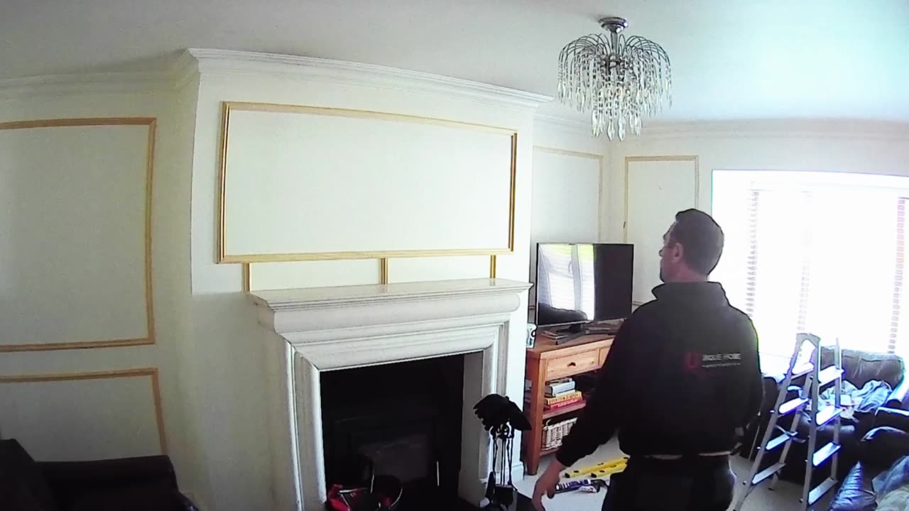Transform Your Fireplace! Picture Frame Moulding Trim Installation