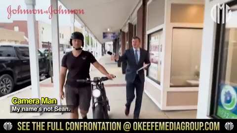 CONFRONTED JOHNSON & JOHNSON JOSHUA RYS FLEES AFTER O’KEEFE QUESTIONS HIM ON ADMITTING C-19 WAS NOT “SAFE & EFFECTIVE”