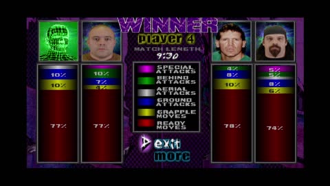ECW HCR PS1 Career Mode Vampriss Christian continues