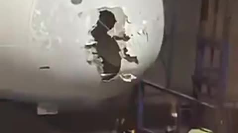 Hail-Damaged Flight