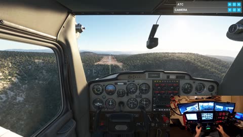 🪂 MSFS 2020 • Turbulent Cliffside Landing in Brač 🇭🇷 • Smooth Touchdown in Cessna 152 🌬️🛬