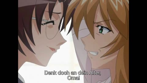 Spanking Scene from Ikki Tousen - German Version