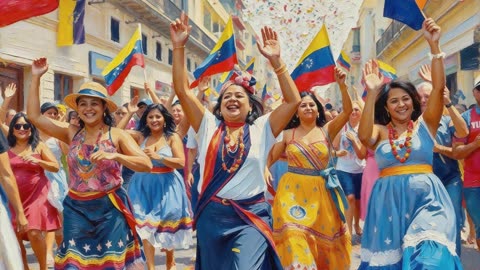 Venezuela por Libertad - OpenSea Rarible NFT Joropo Dance Music Song