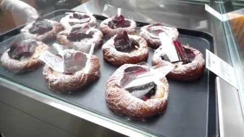 Delicious Pastries In Restaurant Korea