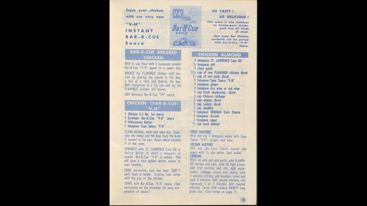 1964 Chinese Recipes Cook Book