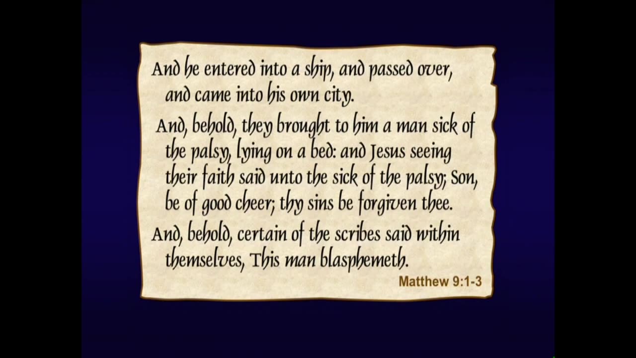 Matthew (Session 6) Chapters 8-9