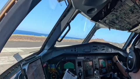 Landing on One of the Shortest Runways in the World