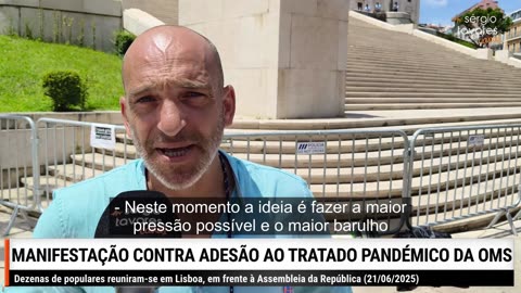 🎥🇵🇹|Manifestação contra o Tratado Pandémico da OMS