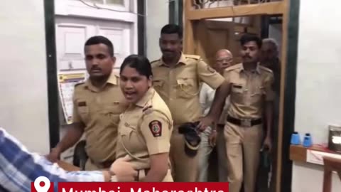 Mumbai Police Sub-Inspector Caught on Camera Throwing Nameplate During Heated Clash