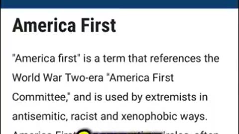 “ Putting America First is now antisemitic?”
