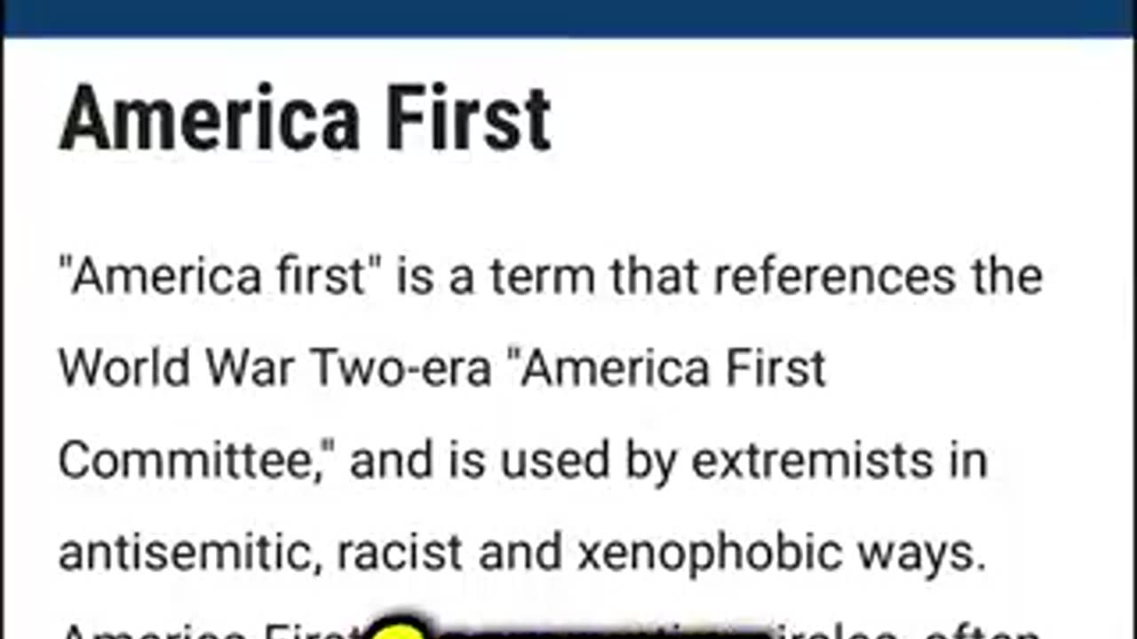 “ Putting America First is now antisemitic?”