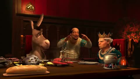 Cena Familiar _ Shrek 2 _ Clip Español Castellano _ 4K