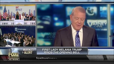 Melania Trump NYSE Opening Bell