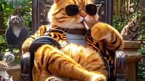 Cat Living the Rich Life 😹 Mansion, Money & Too Much Luxury!