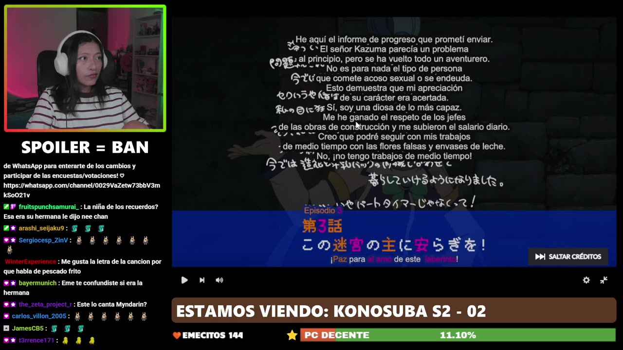 Konosuba - S2 cap. 1-2 Reacción