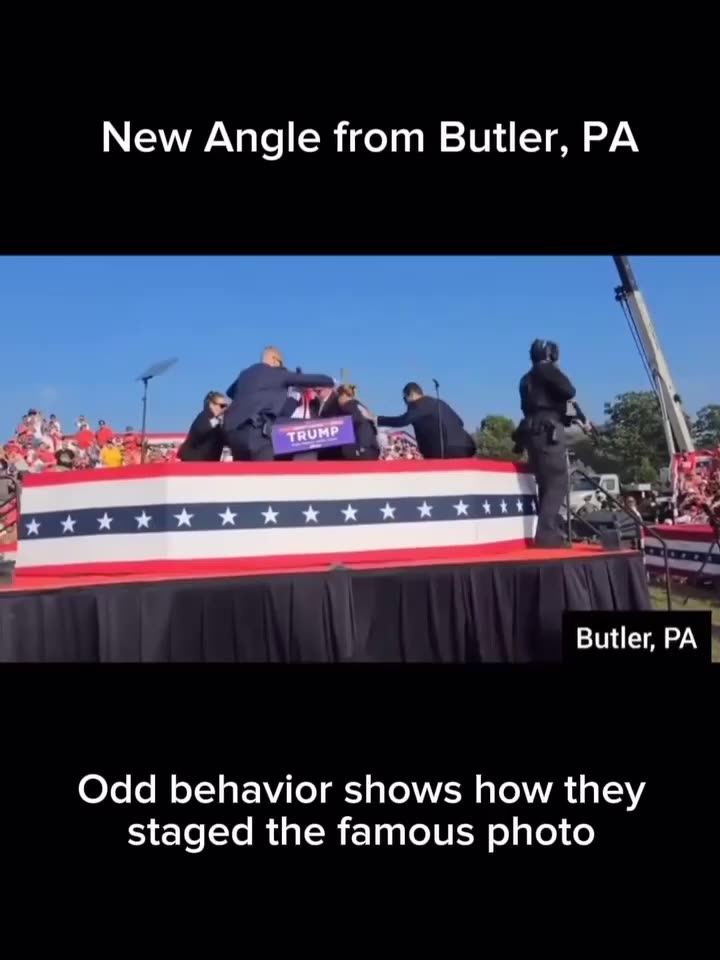 休綾綾 PROOF: STAGED TRUMP ASSASSINATION FROM BUTLER, PA