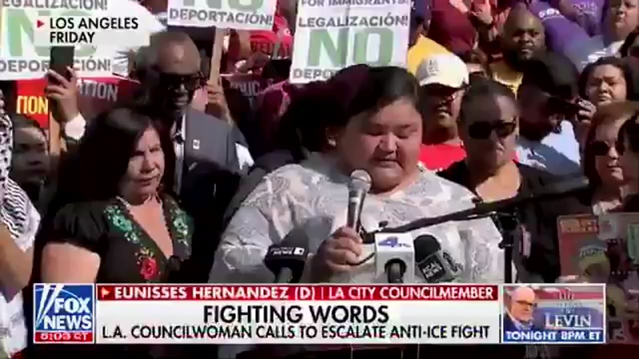 Los Angeles City Council Member Calls For 'Escalation' In 'Community Resistance"