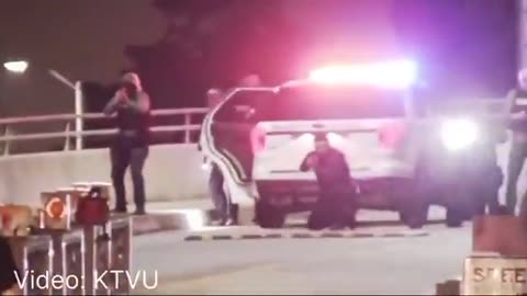 INSANE Footage of Uhaul Getting Shot Up While Apparently Trying to Breach Coast Guard Base Alameda