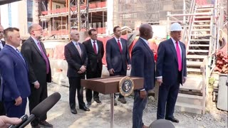 President Donald Trump visits the Federal Reserve - July 24, 2025