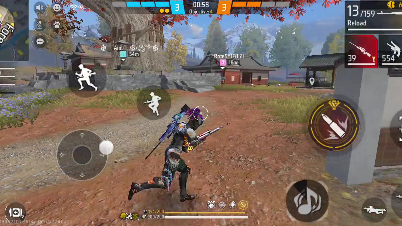 Free fire 🔥 max playing new season 😎