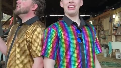 When the 2 gay sons come home for break