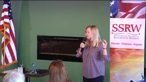 Jennifer Mackinday visits the Silverdale Seabeck Republican Women