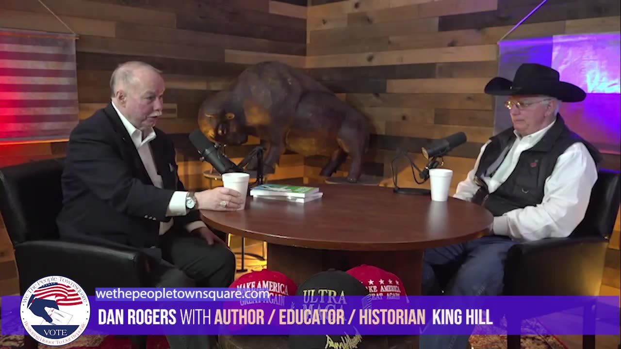 Dan Rogers with King Hill- Author, Educator, Historian