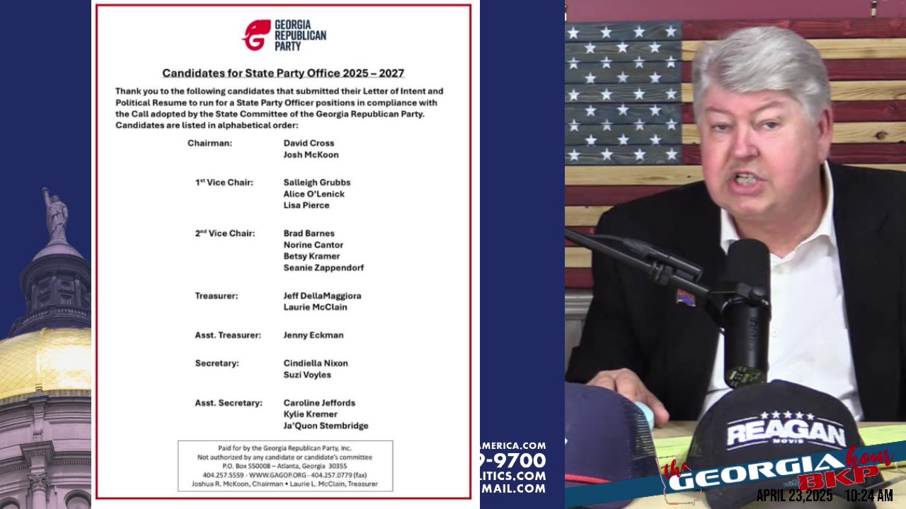 The Fight for Georgia’s GOP: McKoon’s Push to Sideline Grassroots Patriots