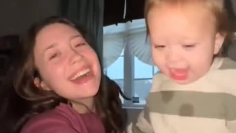kid funny video with parents