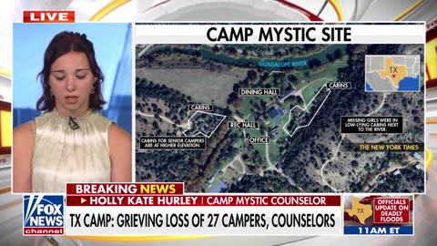 Camp Mystic counselor opens up on tragic flooding: 'Cabins were wiped away'