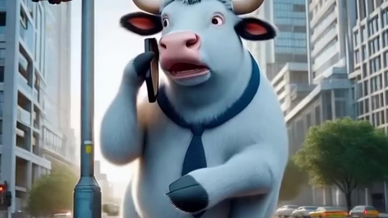 A cow interesting story 😱