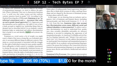 Tech Bytes EP 7 - AI Charlie Kirk & Feminist Programming Languages