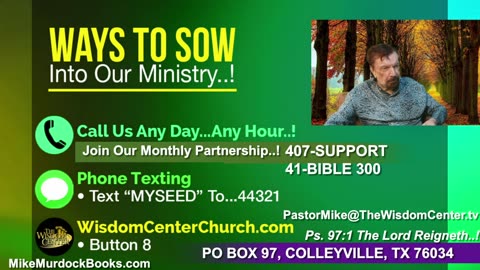 Re-Air: The Wisdom Family With Mike Murdock..!!!