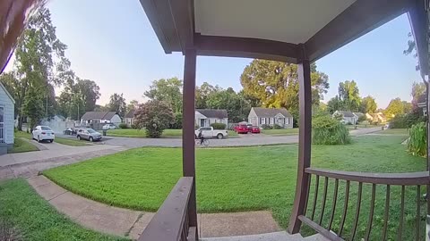 Driver Crashes Into House After Chasing Cyclist