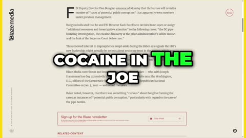 Bongino to solve the mystery of cocaine in the Biden White house!