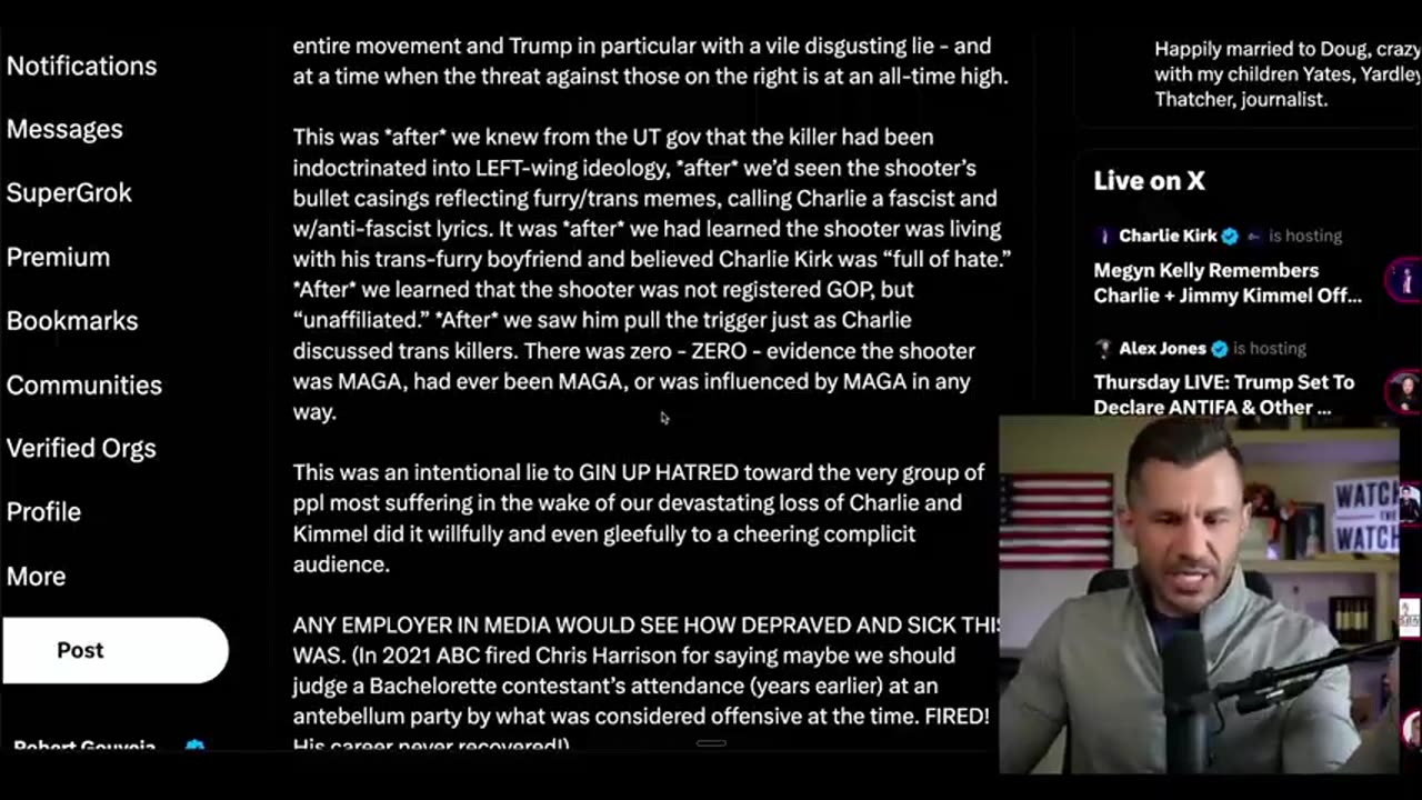 Robert Gouveia Esq.-Liberals STUNNED and PANICKING after Kimmel Firing!
