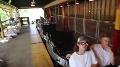 Surviving the World's Craziest Coaster 🎢 for $20,000 wins challenge #mrbeast