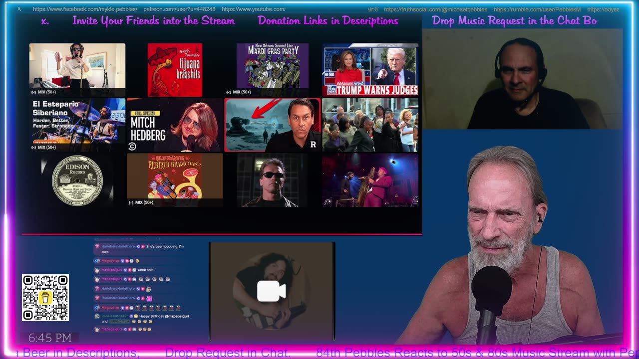 84th Pebbles to 50s & 60s Birthday Stream