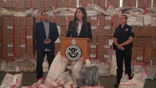 Sec. Kristi Noem touts record drug interdictions under President Trump