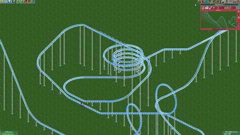 Open Rollercoaster Tycoon 2 - Six Flags Inkopolis Square - Building Rides