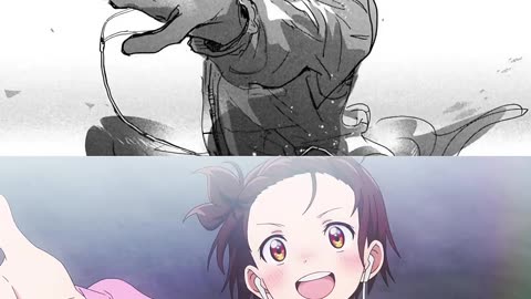 ⛸️『Wish of Dancing Ice』｜Anime and manga storyboard comparison
