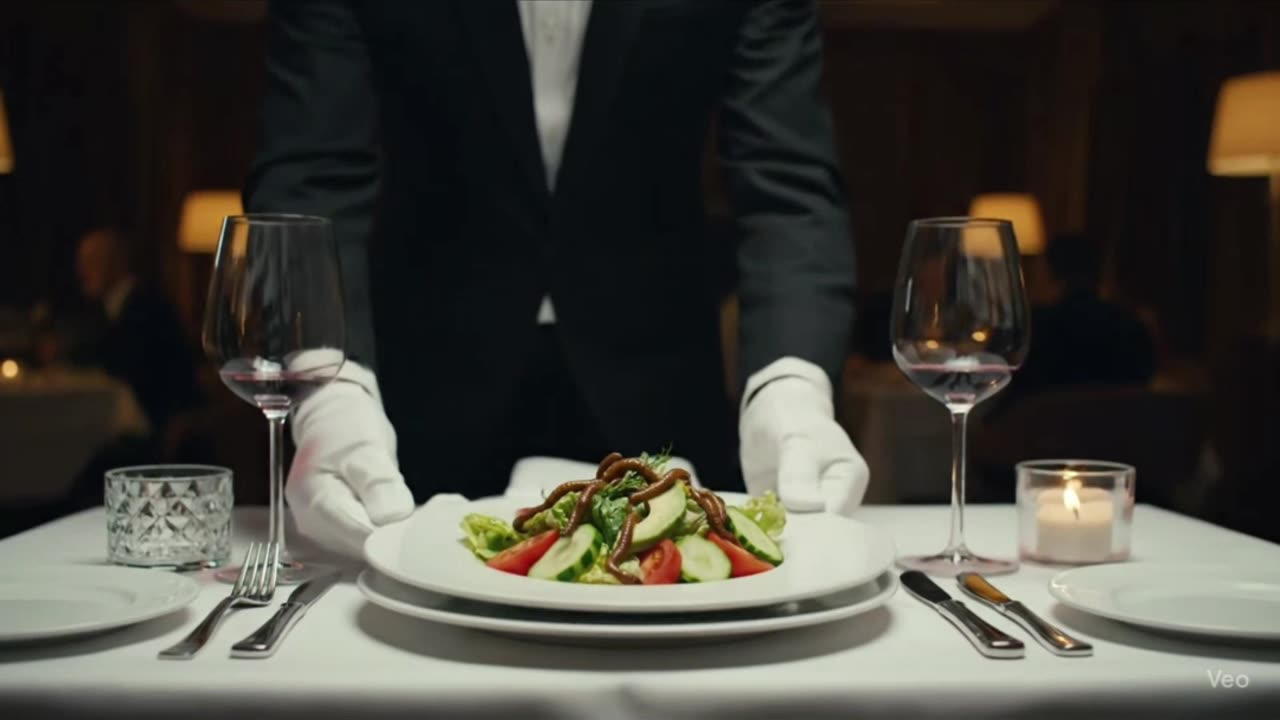 Worm Salad For a Million Dollars? Say No More #worms #salad #money