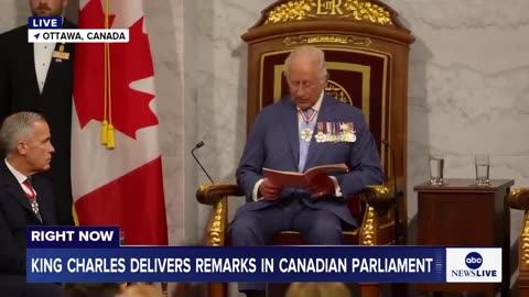 King Charles III defends Canada's sovereignty in speech to open parliament