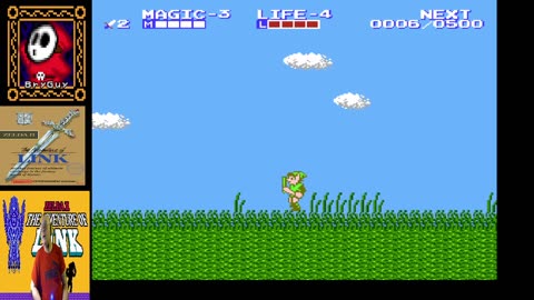 Zelda II The Adventures of Link NES 1988