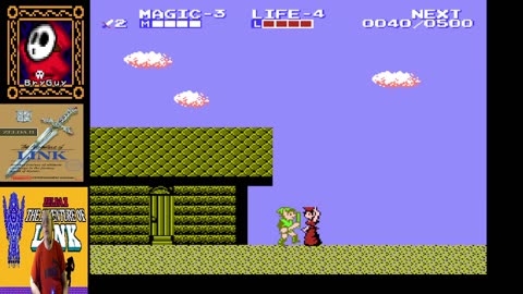 Zelda II The Adventures of Link NES 1988