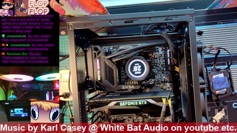 Graphite pad cooling on PC Test Bench installing drivers