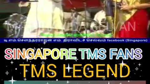 HAPPY BIRTHDAY TO TMS LEGEND. M.THIRAVIDA SELVAN SINGAPORE. SINGAPORE TMS FANS