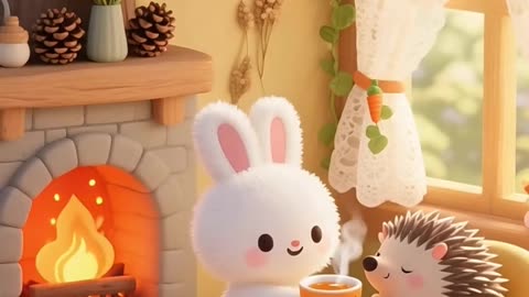 The bunny's friend
