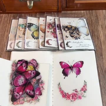30pcs Butterfly Floral DIY Decoration Stickers – A Must-Have for Creative Souls!