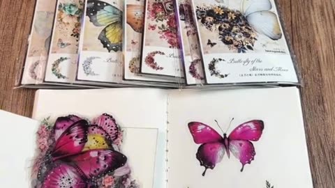 30pcs Butterfly Floral DIY Decoration Stickers – A Must-Have for Creative Souls!